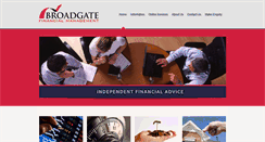 Desktop Screenshot of broadgatefinancialservices.com